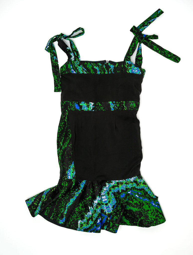 Oyin’s Tailored Dress (Earth Green)