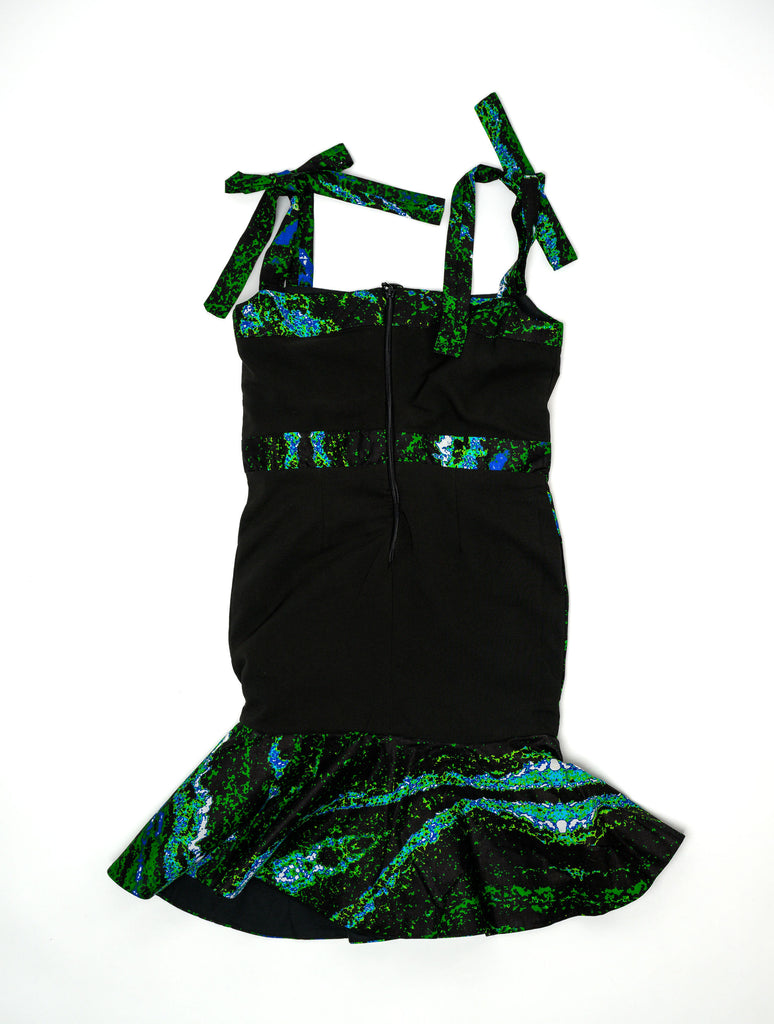 Oyin’s Tailored Dress (Earth Green)